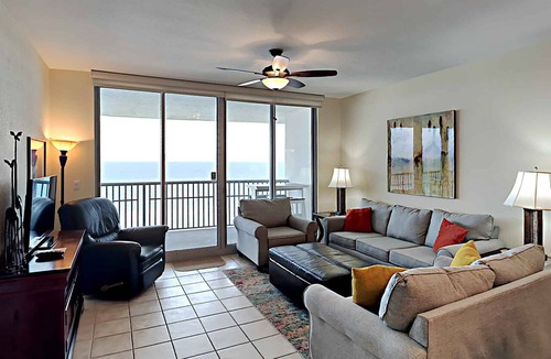 Pensacola Beach Condo | Stunning Beach View Condo with Large Balcony and Short Walk to the Beach!