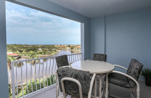 Palm Coast Condo | Sunlit Waterway Two Bedroom Yacht Harbor Village Condo with Intracoastal Views