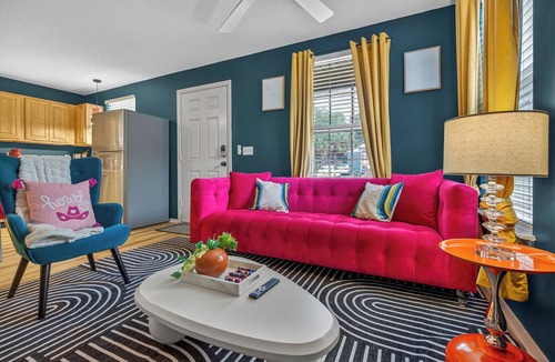 South Pensacola Cottage | The Funky Peacock. Bold 3BR Near Downtown