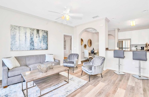 West Kissimmee Condo | Upstay | Disney Area Condo w Pool Pet Friendly