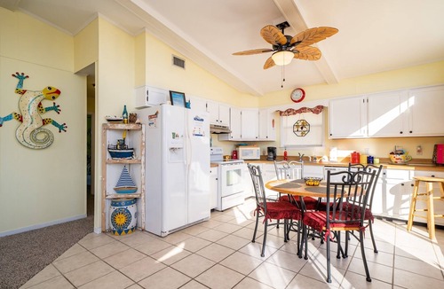 Fort Morgan House | Vacation home with a hot tub, steps from Fort Morgan Beach