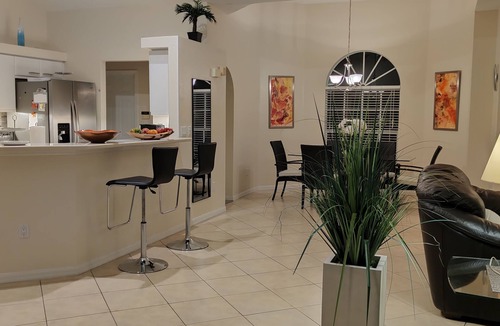 Caloosahatchee Villa | Villa with solar and electrically heated pool, south-facing exposure.