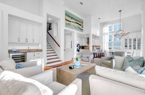 Gulf District House | 🏖️Watercolor 30A | Bikes Included | 3 Pools | Walk to Beach | Sol Y Sombra🏖️