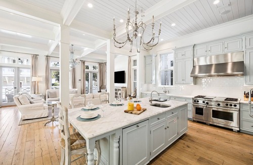 Beach District House | WaterColor Home with Pool and Carriage