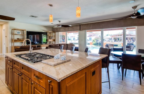 Pompano Isles House | Waterfront charmer with dock access, pool, hot tub, children's items, and W/D