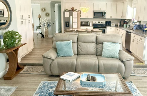 Merritt Island House | Waterfront Oasis w/Private Heated Pool & Dock