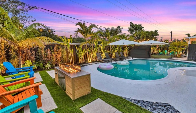 2 Homes Together, HTD pool, Jacuzzi, Fire pit