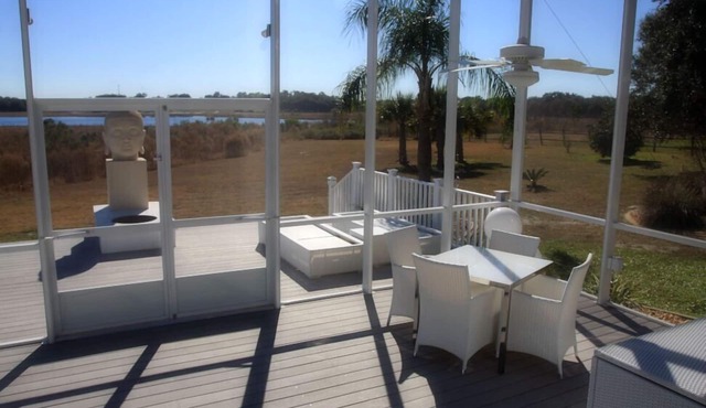 3-bedroom villa with lake view and heated pool