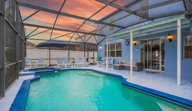 5 Bedroom Villa l 10 min to Disney l Themed Rooms