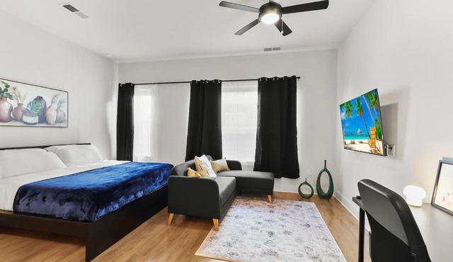 Amazing Studio | King Bed | Walk to Raymond James!