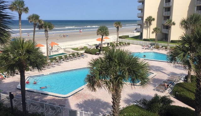 Beachfront Living Stunning Ocean Views from Balcony and Great Room.