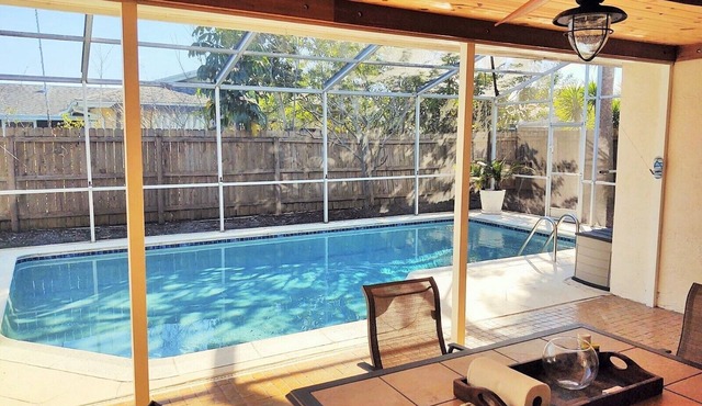 Beautiful Beach Style Home by Port Canaveral w/Private Salt Water pool