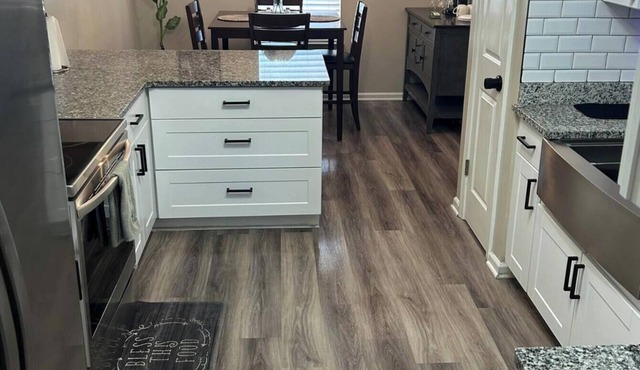Beautifully renovated 3 bdrm home in Cordova w/fitness equipment and spa shower
