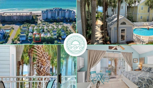 Cap’s Cottage14A Beachwalk Pool Beach Setups in Destin