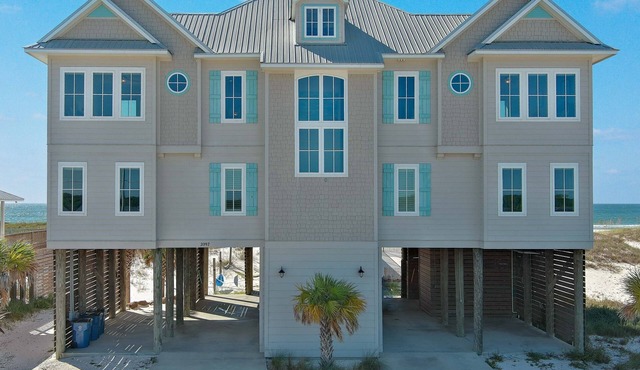 Coastal Comfort by GSVR | Beachfront Luxury Home w/Pool & Elevator + FREE Activities/Golf