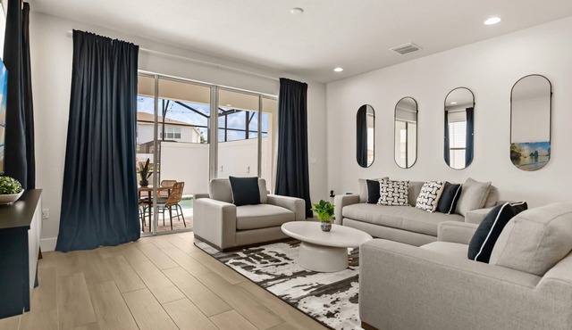 Contemporary 4BR Townhome With Pool & Themed Rooms