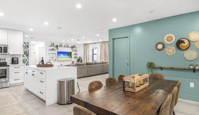 Cozy Miami Oasis with Heated Pool,ideal for families seeking a unique experience