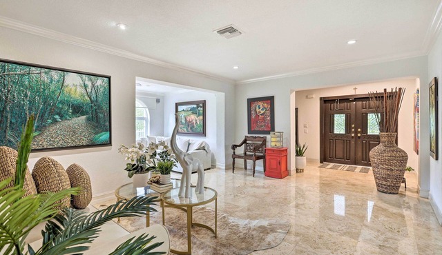 Elegant Miami Home w/Private Tropical Oasis!