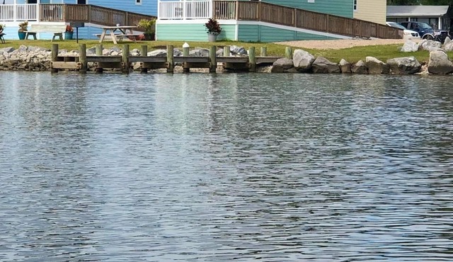 (Fishing from dock) Boat launch, seafood market & bait-tackle shop next door. in Eastpoint