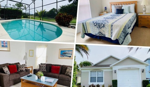 Gated Community - Free WIFI - Vacation Villa - Near Disney Area - Private Pool