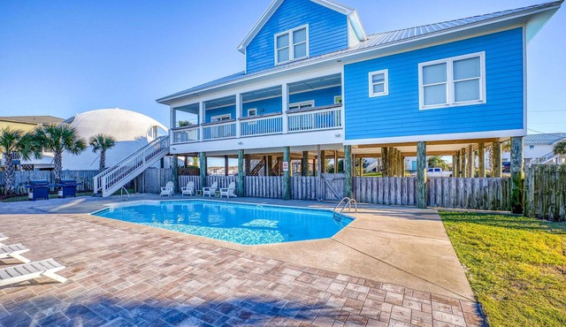 Gulf View Home | Sleeps 30 | Private Pool | Pet Friendly | Event Friendly