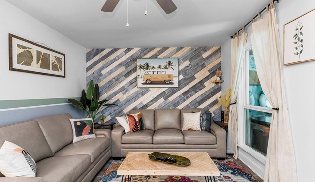 Happy Boho Bungalow 3 MIN Walk 2 Beach