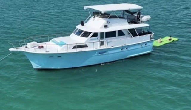 Hatteras Sleeps 8 & SelfDrive 20' Pontoon Fishing Lobstering Snorkeling Sandbar in Key West