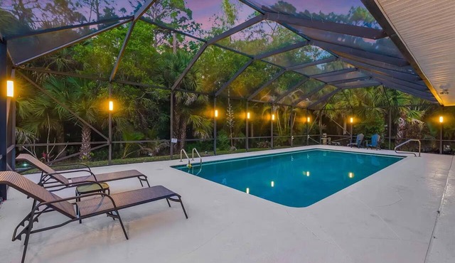 Heated Pool Hot Tub Game Room Jupiter Farms Home