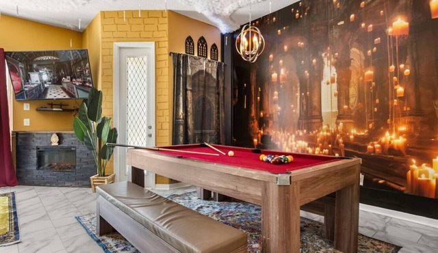 Heated Saltwater Pool ~ Game and Movie Room Themed
