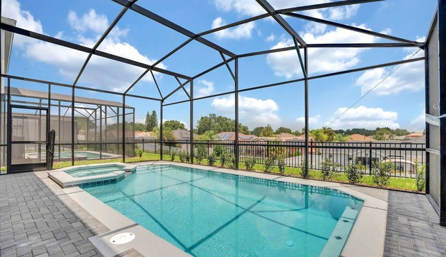 July Open | 7BR Villa, 9 Miles to Disney | Private Pool & Spa + FREE Waterpark