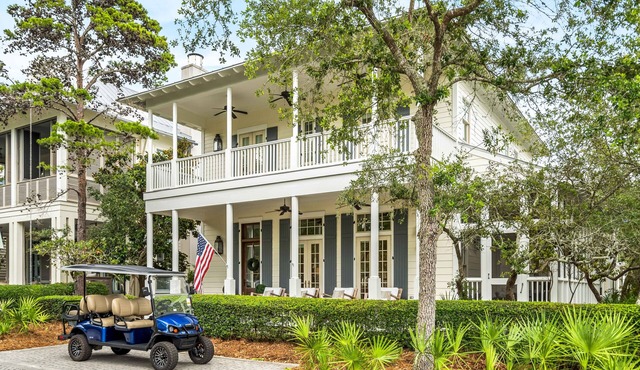 Lake District Luxury: 6-Bedroom Retreat with WaterColor Beach Club Access, Bikes, and Electric Cart!