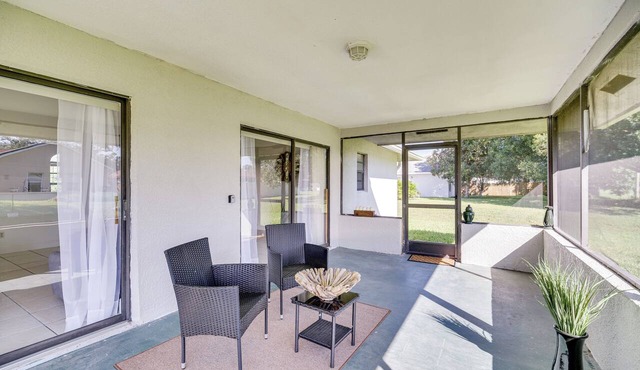 Lanai + Backyard! Sunny Retreat in Palm Bay