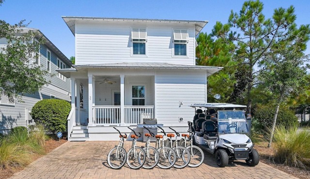 Liberty Point 4BR/3.5BA Home | Golf Cart, Bikes & Resort Amenities | NatureWalk 30A in Santa Rosa Beach
