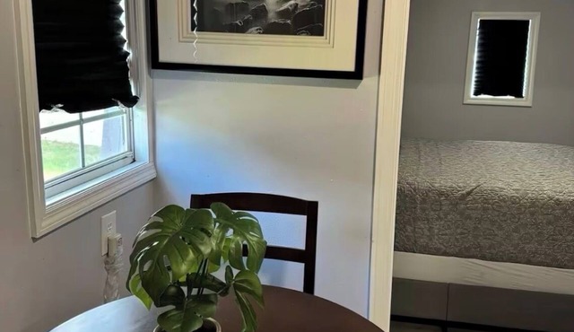 Lovely tiny 1-Bedroom house in private large spacious fenced Backyard.