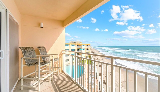Luxury Oceanfront Penthouse: Heated Pool + Hot Tub & Private Balconies 🌅