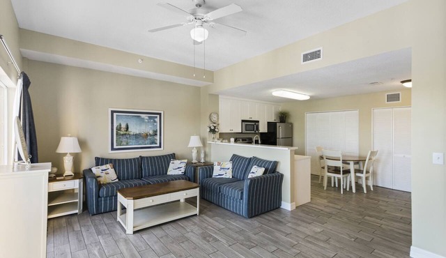 🌅 Madeira Bay Resort #301 – Scenic One-Bedroom Retreat with Marina Views & Pet-Friendly Comfort