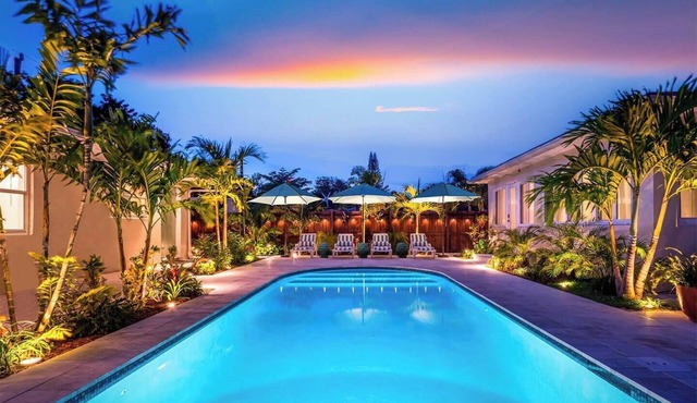 Magical Garden House With Beautiful Heated Pool