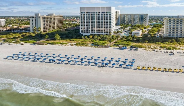 Marco Island 2BR at Crystal Shores – Mid-Level Balcony, Pools & Beach Access