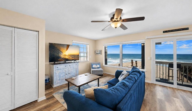 Melbourne Beach Oceanfront Apartment Unit #2 - Ocean Views in Melbourne Beach