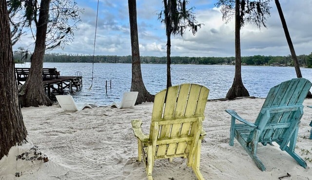 Modern,Cozy Farm Cabin with Lake/Beach/dock access in Eustis