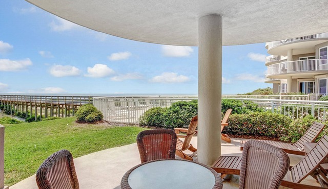 Oceanfront, Ground-Floor Condo with Patio, WiFi & Shared Pool