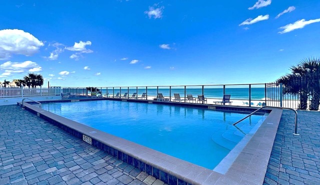 Oceanside Retreat 804 | Pet-Friendly with Community Pool + Just Steps From the B in Ormond Beach