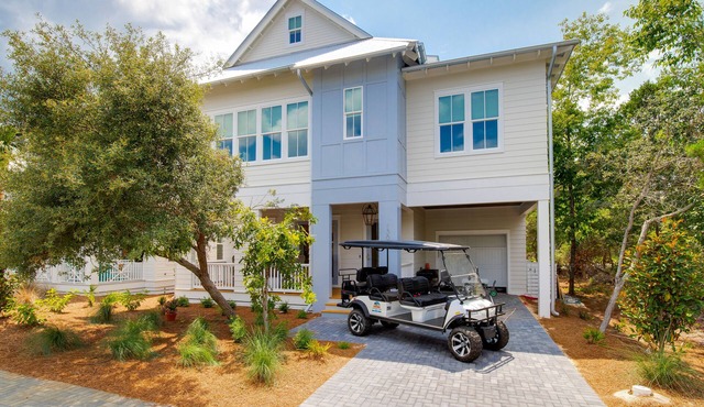 Over the Moon, 30A Home, Golf Cart, Elevator