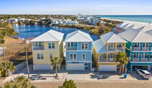 Pet Friendly Beach House with Pool, Gulf Views, Steps to Beach, West End PCB