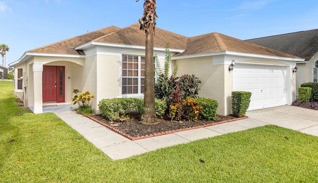 Pleasing4BD3BA Villa with Heated Pool/Dog Friendly/20min away from Disney