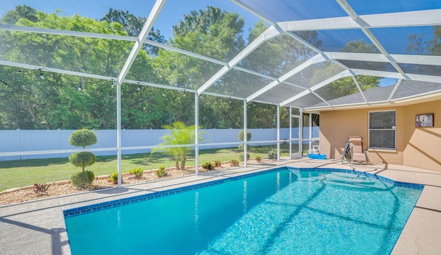 Relax Poolside: Spring Hill Family Home w/Yard! in Spring Hill