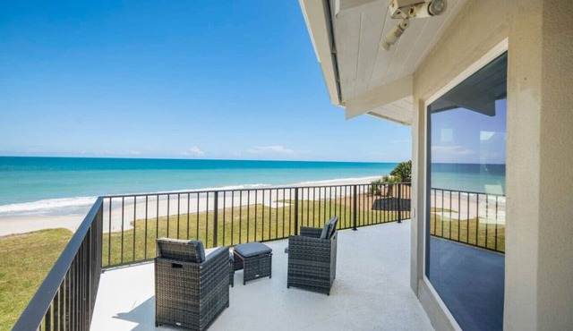 Serene Direct Beachfront Haven in Vero Beach