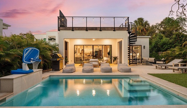 Serenity Springs | Heated Pool + Waterfall + Rooftop Deck