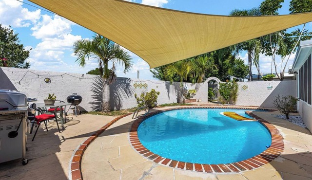 SpaceCoast Charm — 3BR Home. Heated Pool & Terrace