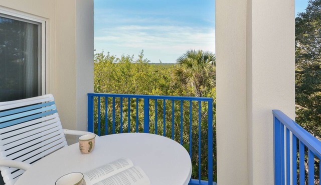 Spacious Corner Condo | Balcony overlooking Nature preserve! OW10-307 in New Smyrna Beach